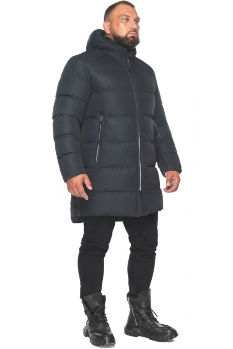 Чоловіча зимова якісна куртка колір графіт модель 57055 Braggart "Aggressive" фото 1