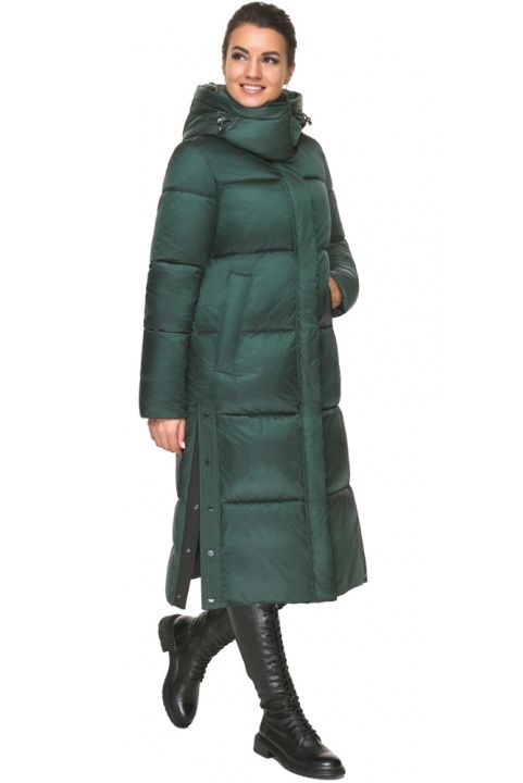 Брендова зимова жіноча смарагдова куртка модель 52650 Braggart "Angel's Fluff" фото 1