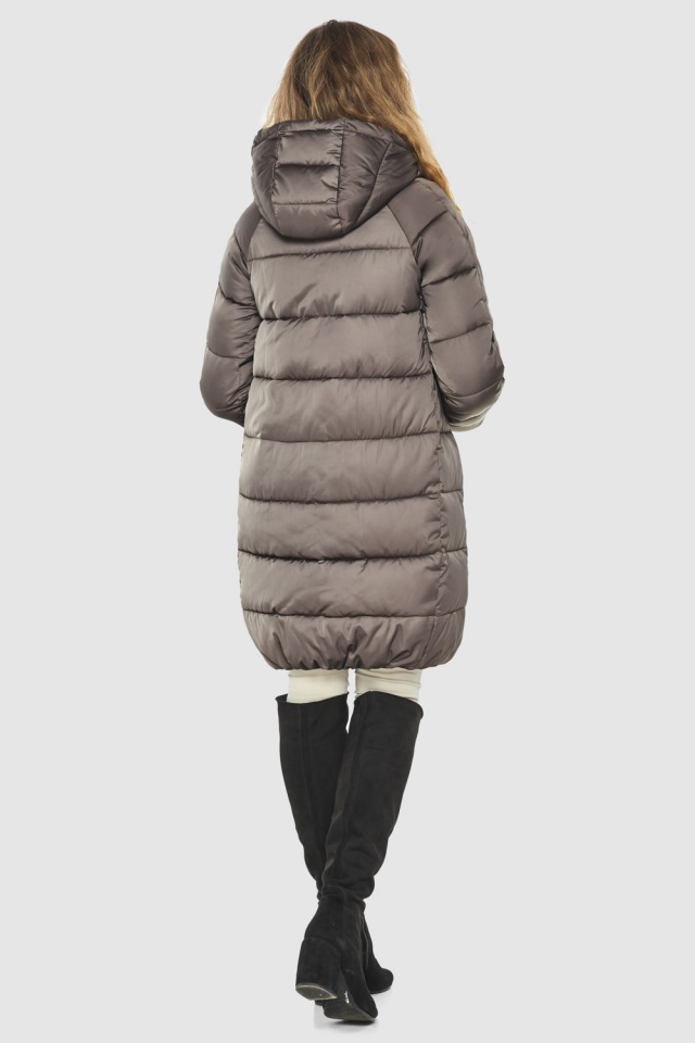 Женская весенняя капучиновая куртка с качественной фурнитурой модель 60048  фото 9