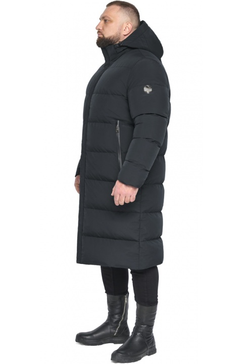 Мужская брендовая куртка графитовая на зиму модель 59900 Braggart "Dress Code" фото 1