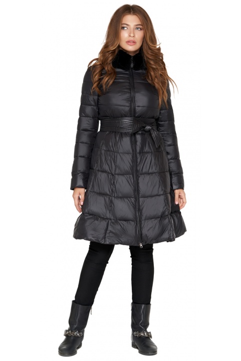 Жіноча осінньо-весняна куртка чорна модель 7319 Monte Cervino фото 1