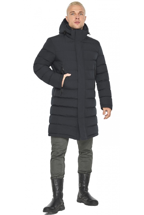 Чоловіча графітова куртка міська для зими модель 51801 Braggart "Dress Code" фото 1