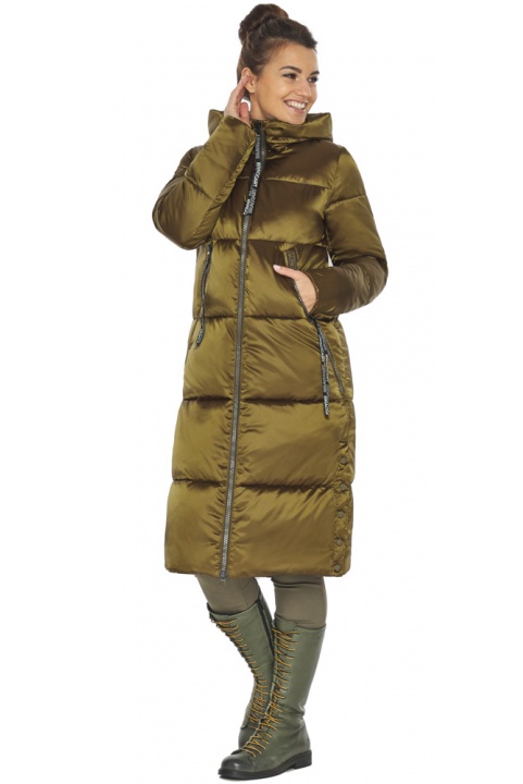 Оливкова куртка жіноча практична модель 56530 Braggart "Angel's Fluff" фото 1