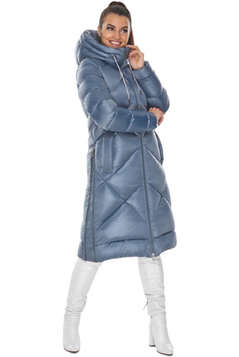 Женская утеплённая курточка цвет маренго модель 51675 Braggart "Angel's Fluff" фото 1