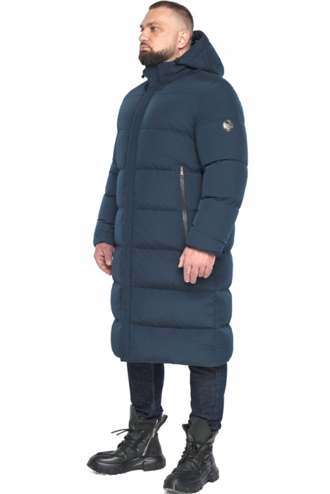 Куртка мужская фирменная тёмно-синяя на зиму модель 59900 Braggart "Dress Code" фото 1