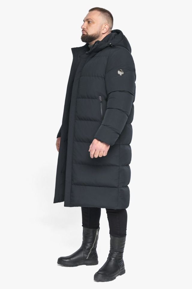 Чоловіча брендова графітова куртка на зиму модель 59900 Braggart "Dress Code" фото 3