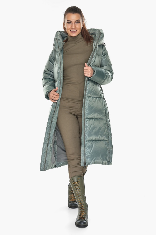 Фирменная зимняя женская турмалиновая курточка модель 53631 Braggart "Angel's Fluff" фото 3