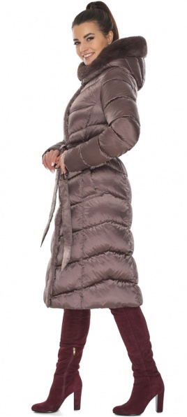 Женская курточка цвета сепии модель 56586 Braggart "Angel's Fluff" фото 1
