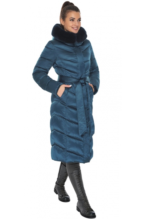 Женская атлантическая куртка с поясом модель 56586 Braggart "Angel's Fluff" фото 1
