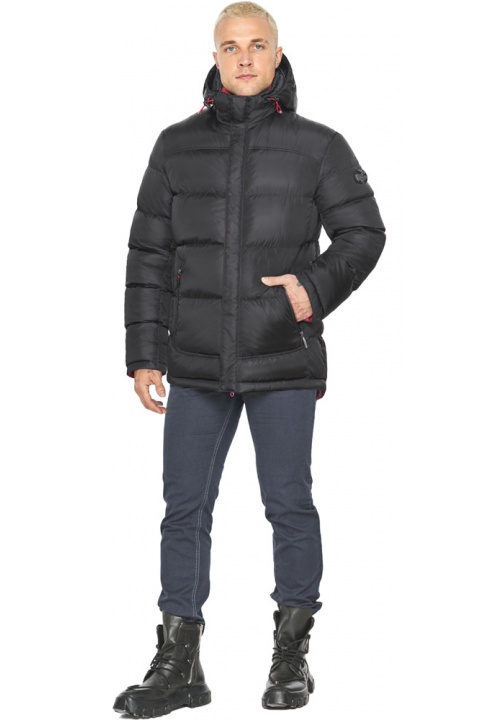 Зимняя тёплая мужская графитовая куртка модель 51999 Braggart "Aggressive" фото 1