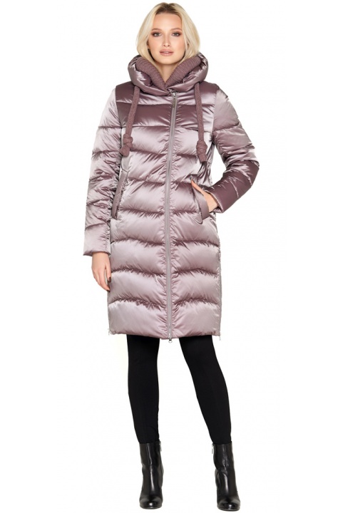 Зимова жіноча пудрова курточка модель 27005-1 Braggart "Angel's Fluff" фото 1