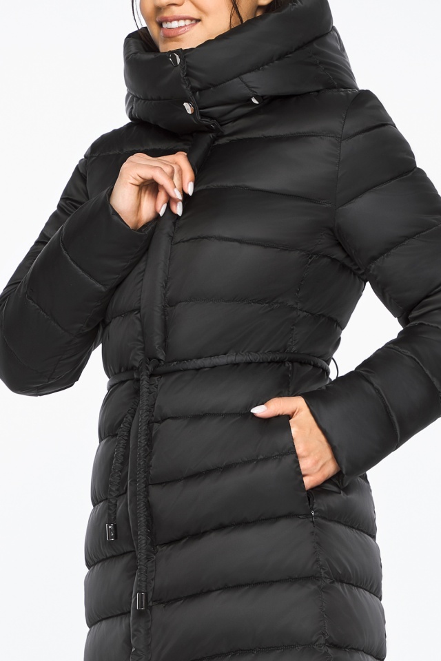 Куртка теплая зимняя женская цвет черный модель 44860 Braggart "Angel's Fluff" фото 7