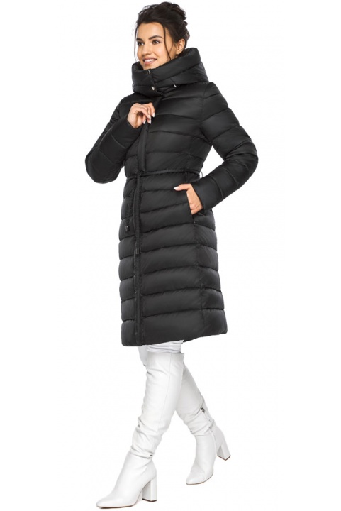 Куртка теплая зимняя женская цвет черный модель 44860 Braggart "Angel's Fluff" фото 1