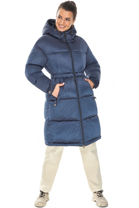 Курточка жіноча сапфірового кольору модель 57240  Braggart "Angel's Fluff" фото 1
