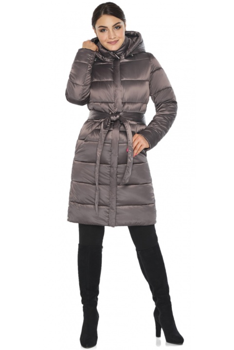 Осіньо-весняна жіноча капучинова куртка модель 584-52 Wild Club фото 1