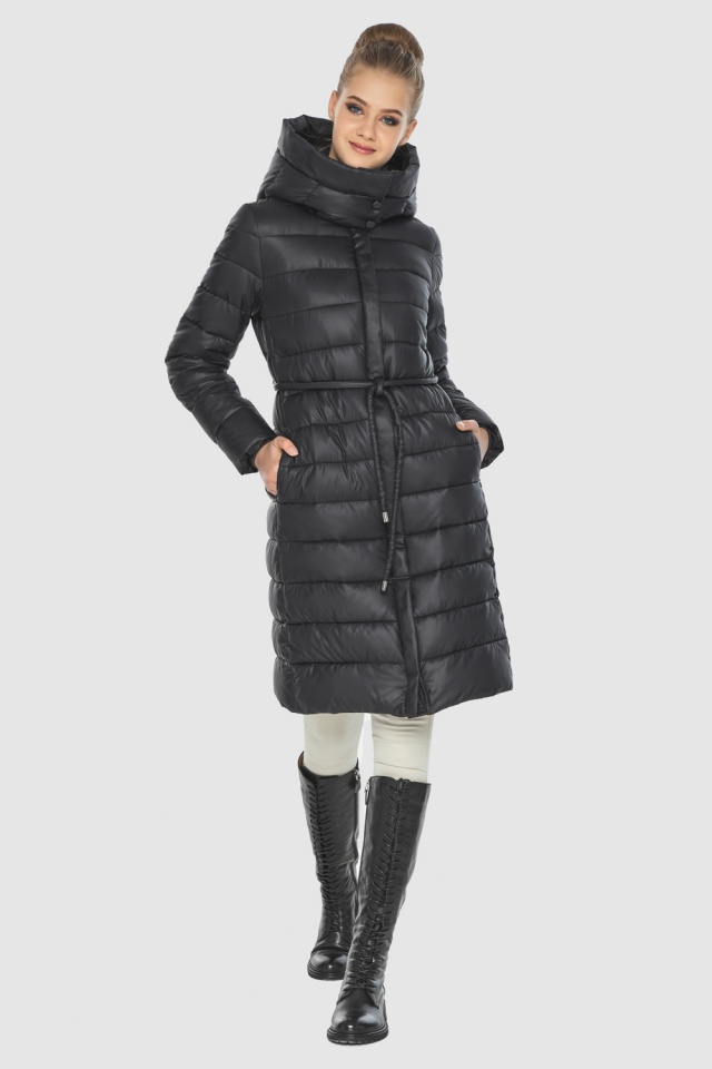 Універсальна осінньо-весняна жіноча курточка чорного кольору модель 60084 Kiro – Wild – Tiger фото 2