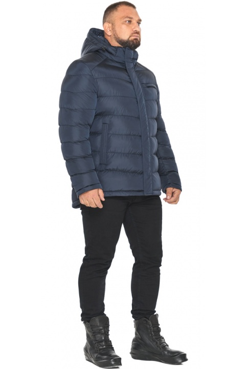 Чоловіча темно-синя куртка оригінальна зимова модель 49768 Braggart "Aggressive" фото 1