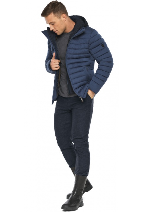 Куртка зручна демісезонна чоловіча колір джинс модель 48210 Braggart "Angel's Fluff Man" фото 1