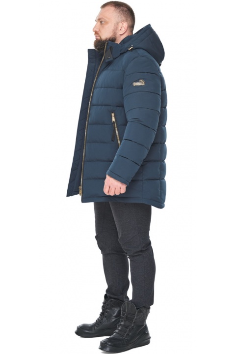 Куртка прочная мужская зимняя тёмно-синего цвета модель 53001 Braggart "Aggressive" фото 1